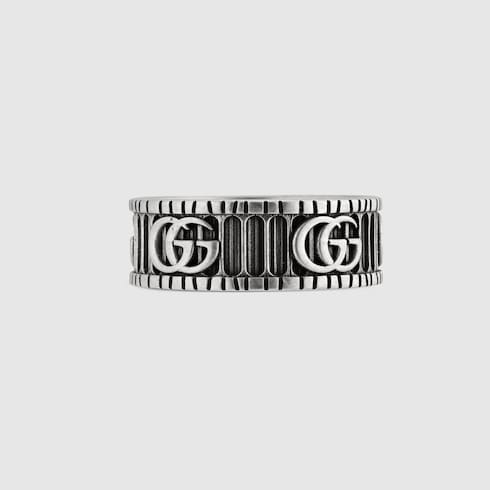 925 Sterling Silver Ring With Double G