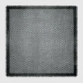 GG wool jacquard shawl - dark grey and black