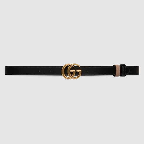 GG Marmont reversible thin belt - neutral at GUCCI.COM. Enjoy Free Delivery and Complimentary Gift Wrapping.