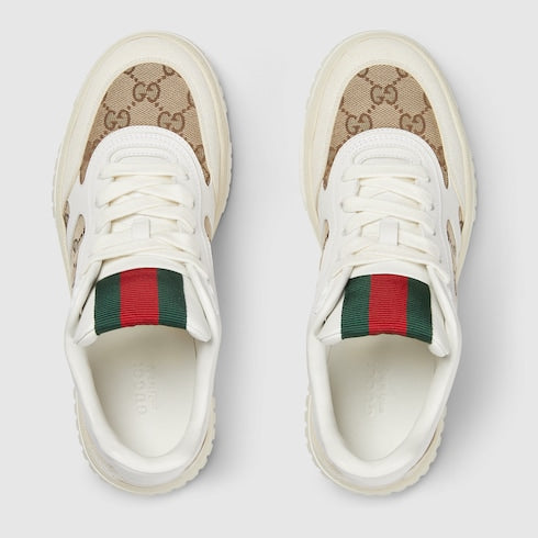 Women's Gucci Re-Web sneaker - Original GG canvas