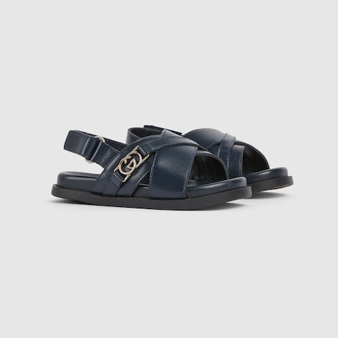 Toddler sandal - dark blue leather