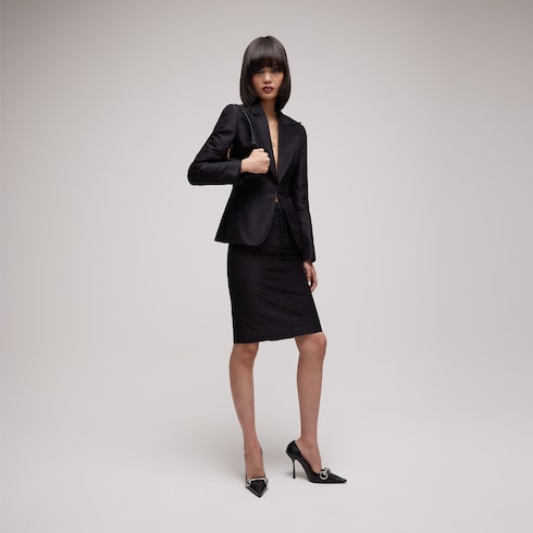 Women's Boulevard pump - black leather