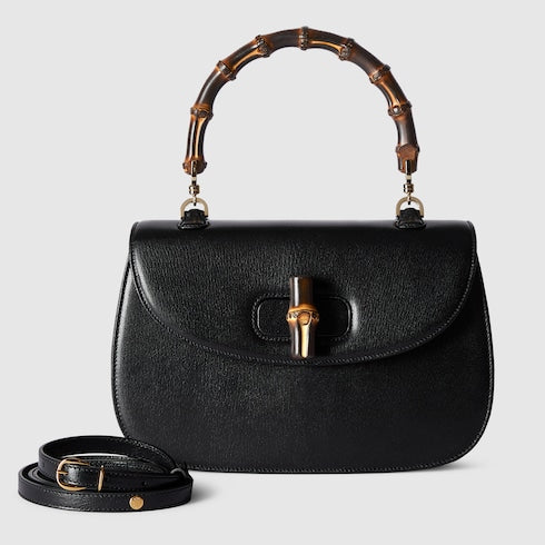 Gucci Bamboo 1947 medium bag - black leather