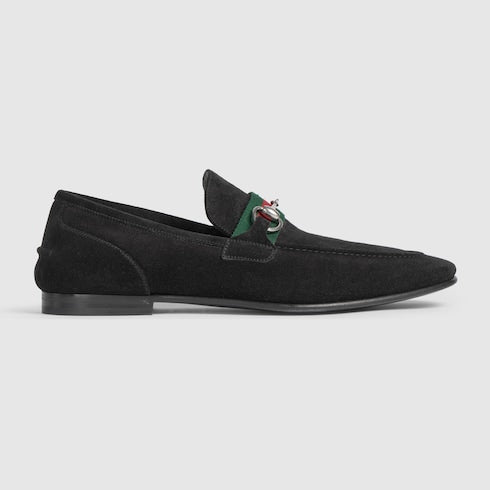 Men's Gucci Como loafer - black soft suede