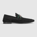 Men's Gucci Como loafer - black soft suede