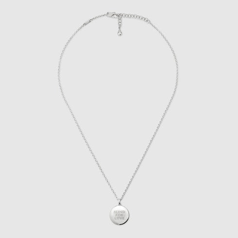 Blind for Love pendant necklace - 925 sterling silver