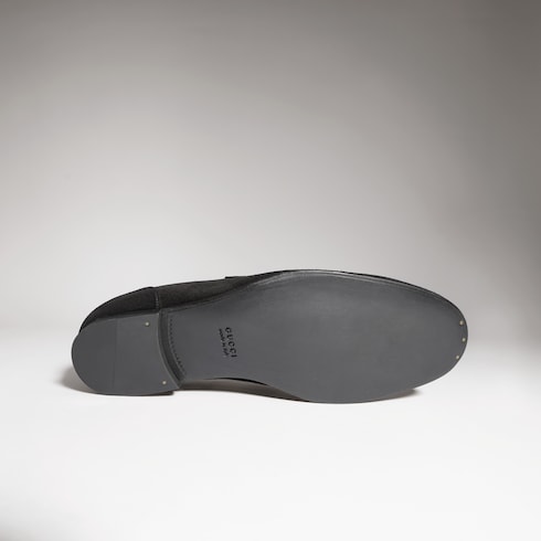 Men's Gucci Como loafer - black soft suede