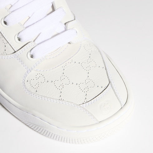 Men's Screener sneaker - white GG leather