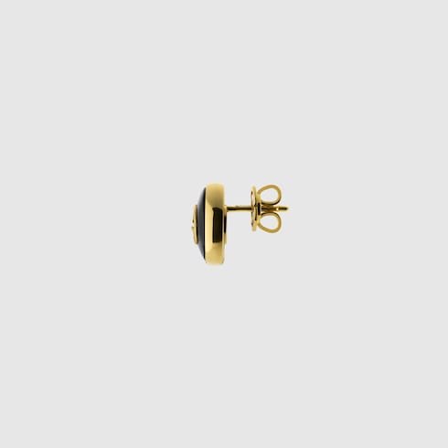 Gucci Interlocking 18k stud earrings - 18k yellow gold