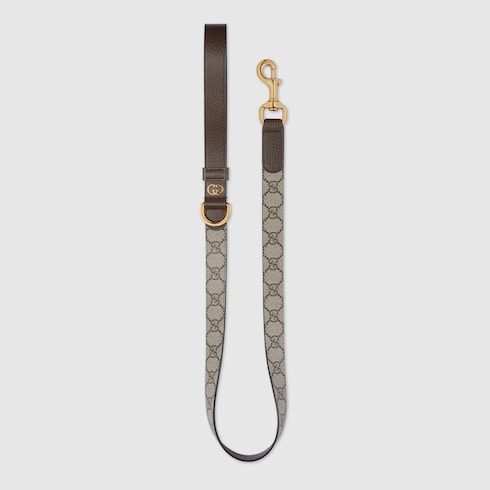 Large pet leash - beige and ebony Supreme