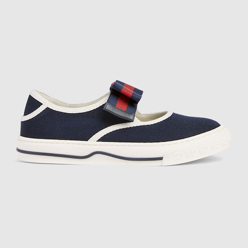 Children's sneakers with Web - dark blue canvas
