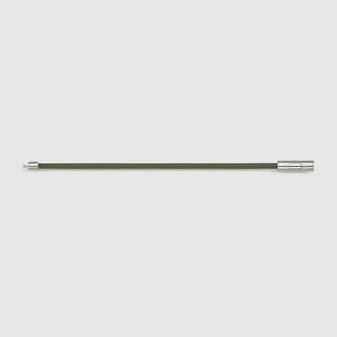 Bracelet with GG detail - forest green leather