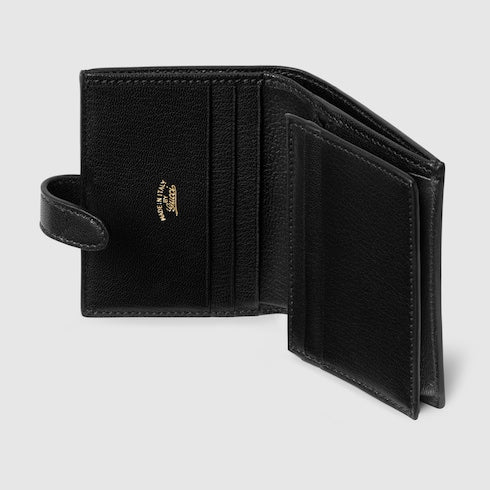 Gucci Jackie medium wallet - black leather