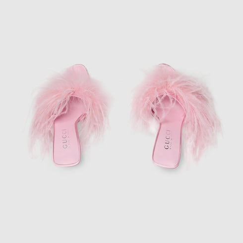 Women's Bombshell slide sandal - light pink feather