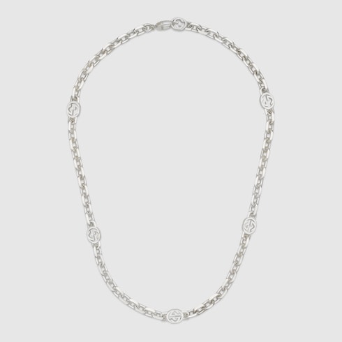 Gucci Interlocking chain necklace - 925 sterling silver