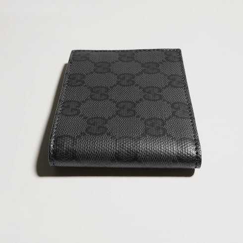 Gucci Essence Classic bi-fold wallet - black GG canvas