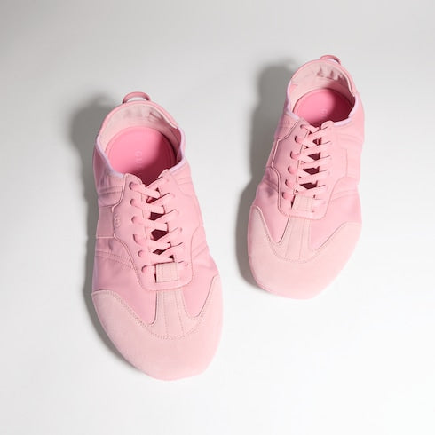 Men's Flex sneaker - pink suede and leather