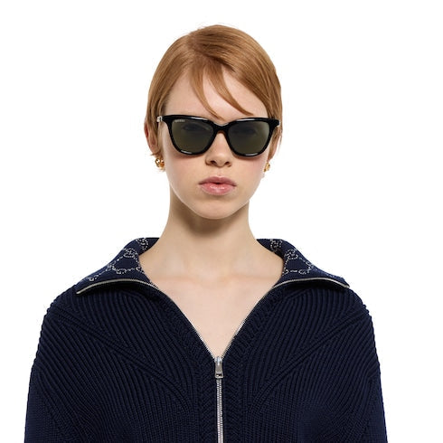 Cat eye sunglasses - black