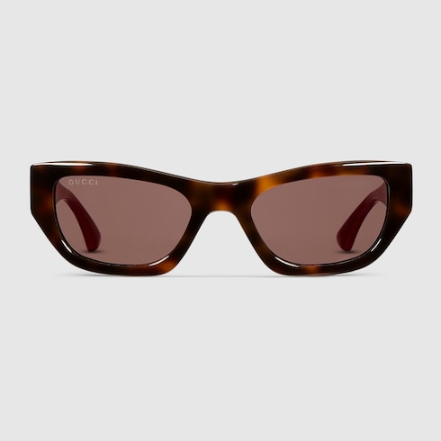 Cat-eye sunglasses - dark brown tortoiseshell