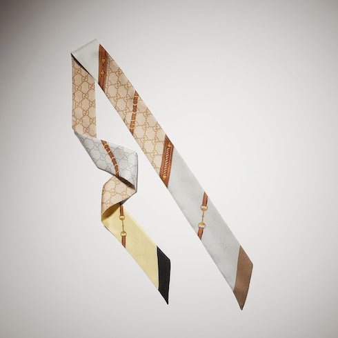 silk ribbon - Printed