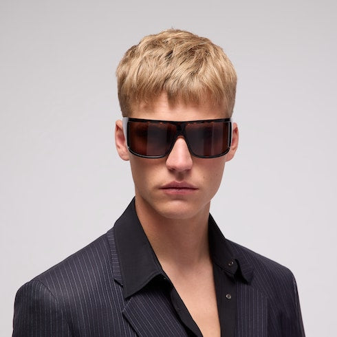 Mask frame sunglasses - brown tortoiseshell