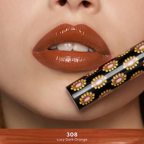 Rouge De Beauté Brillant - 308 Lucy Dark Orange
