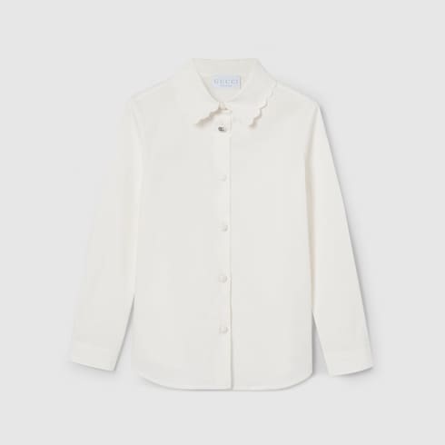 Children's cotton shirt - white
