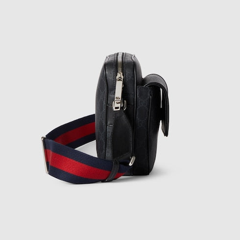 GG Black small crossbody bag - black GG Supreme canvas