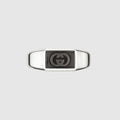 Gucci Interlocking signet ring - 925 sterling silver
