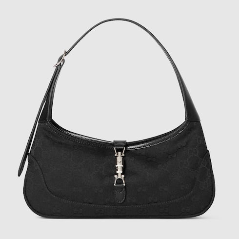 Jackie Slim medium shoulder bag - black GG canvas