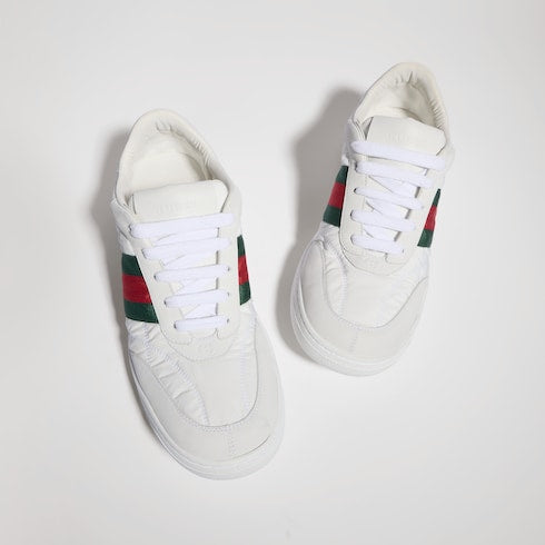 Men's Screener sneaker - white padded nylon