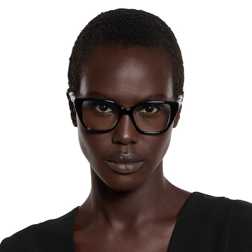 Cat eye optical frame - black