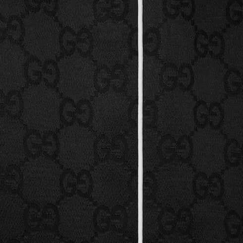GG jacquard zip jacket - black