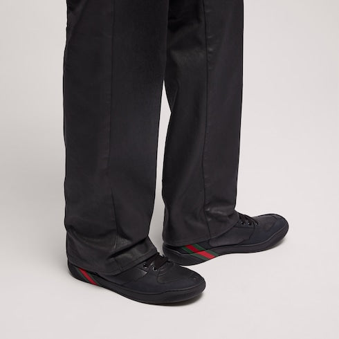 Men's Screener sneaker - black GG leather