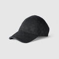 GG cotton canvas baseball hat - black