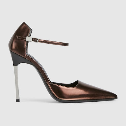 Women's Bombshell pump - copper laminated leather