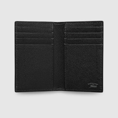 Lira card case - black leather