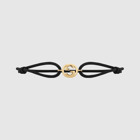 Gucci Interlocking 18k charm bracelet - 18k yellow gold
