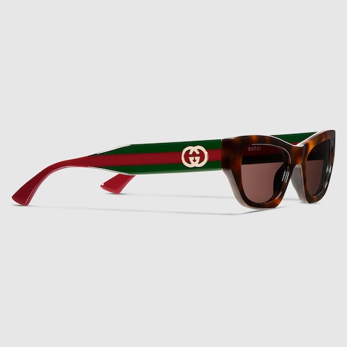 Cat-eye sunglasses - dark brown tortoiseshell