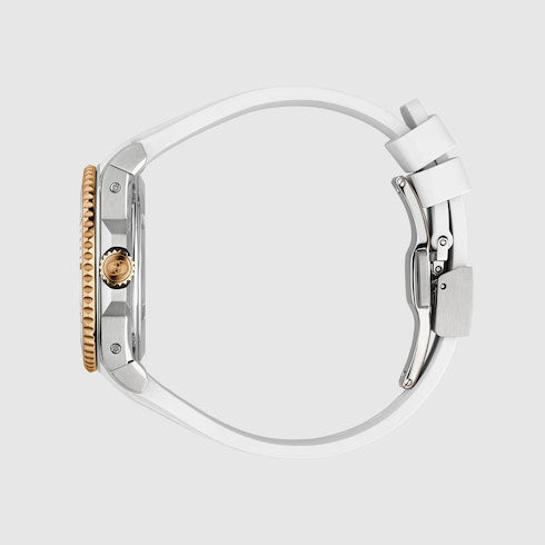 Gucci Dive watch, 36mm - white rubber