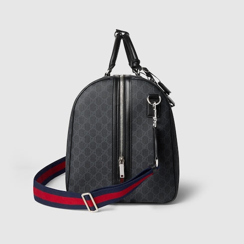 GG Black large duffle bag - black GG Supreme