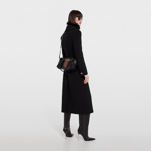 Borsetto medium boston bag - black leather