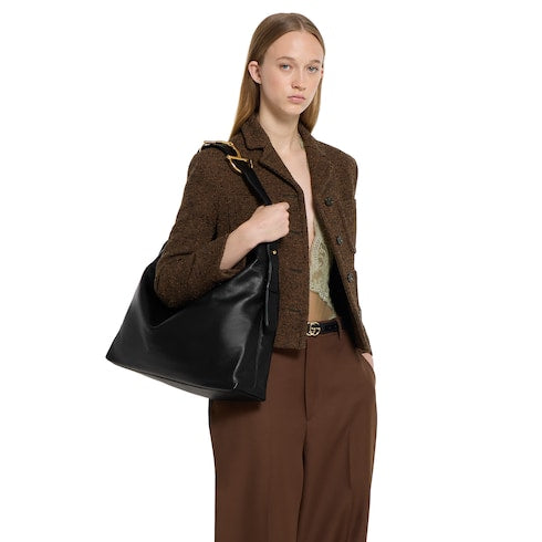 Gucci Beatrix large tote bag - black leather