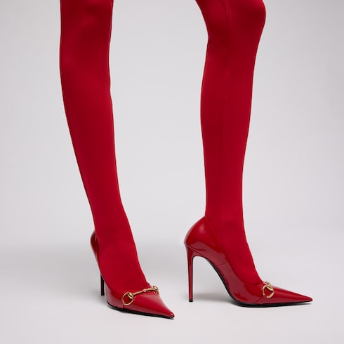 Women's Donna pump - red patent leather