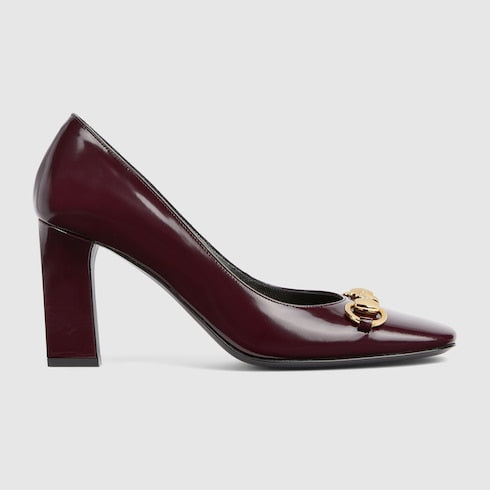 Women's Signora pump - dark burgundy leather