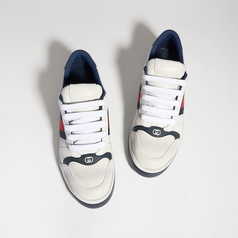 Men's Screener sneaker - white leather