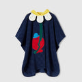 Children's GG terrycloth towel - dark blue