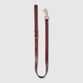 Small/medium leash - Rosso Ancora red leather
