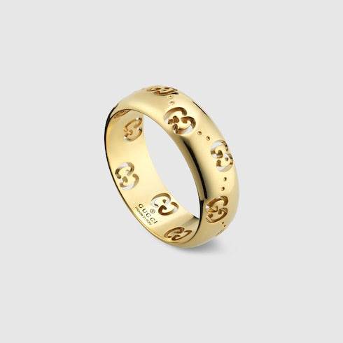Icon 18k GG thin ring - 18k yellow gold