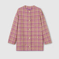 Wool bouclé jacket - multicolor